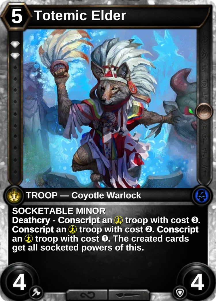 Totemic Elder: the card