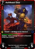 Ashfeast Duo: printing in Scars of War