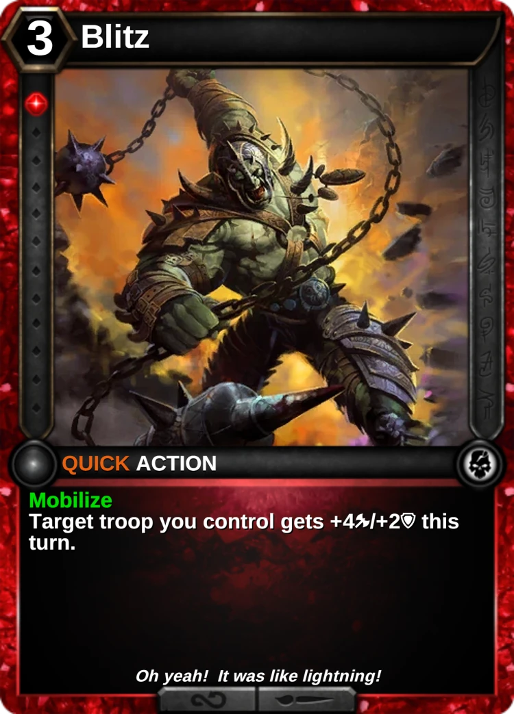 Blitz: the card