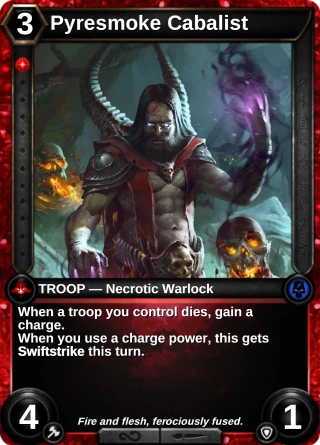 Pyresmoke Cabalist: the card this item changes