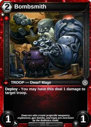 Bombsmith: the card this item changes