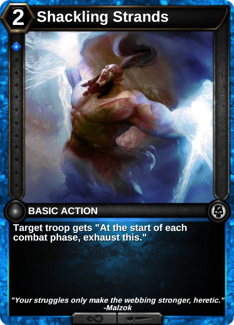 Shackling Strands: the card
