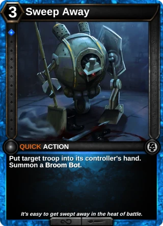 Sweep Away: the card this item changes