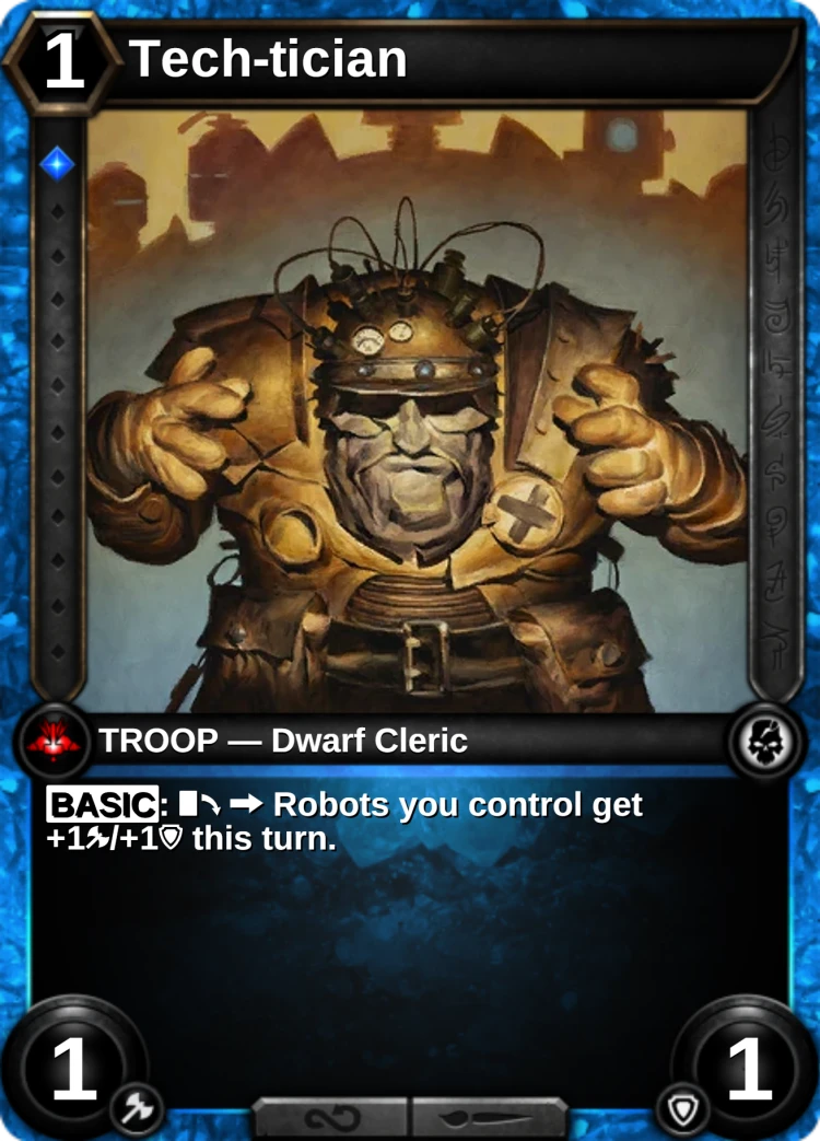 Tech-tician: the card