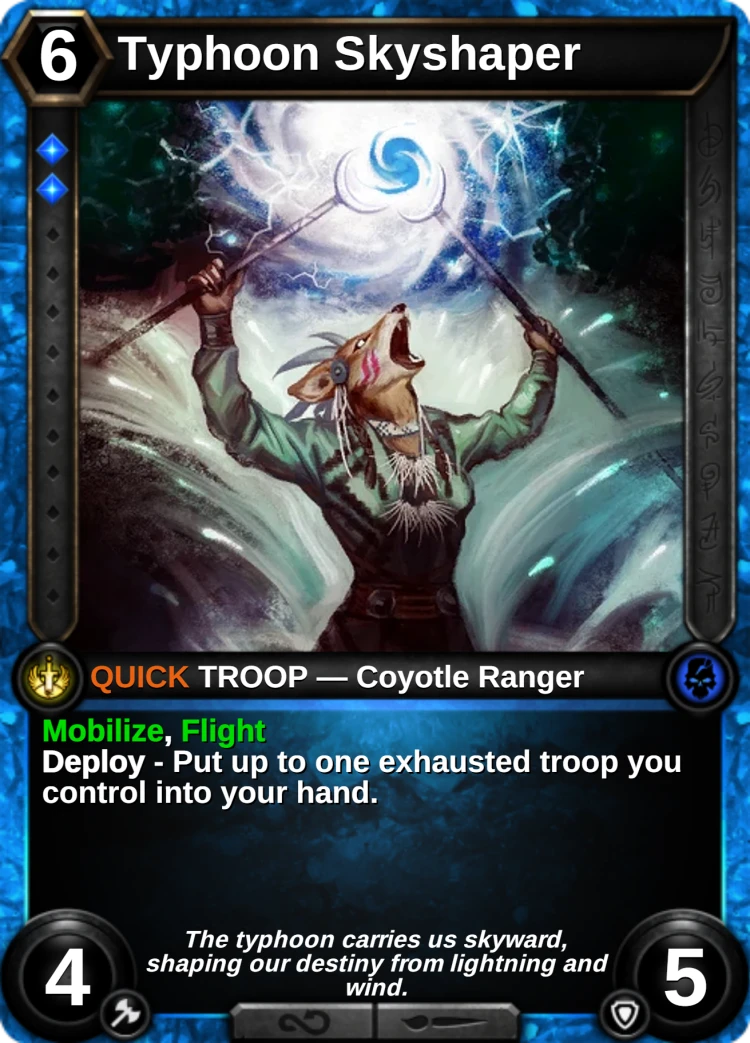Typhoon Skyshaper: the card