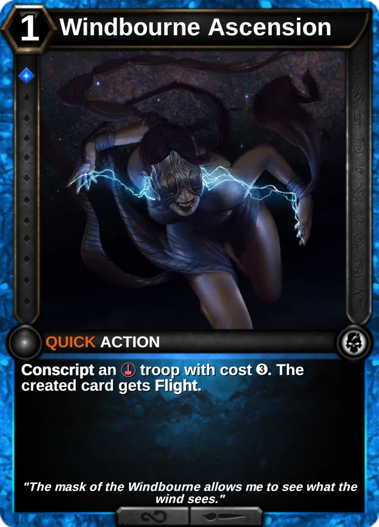 Windbourne Ascension: the card