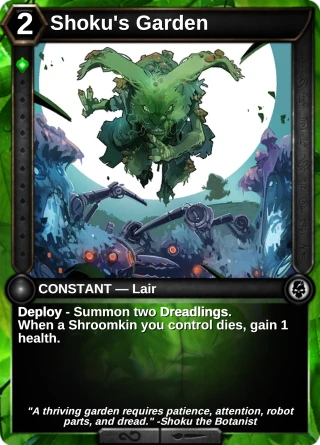 Shoku's Garden: the card this item changes