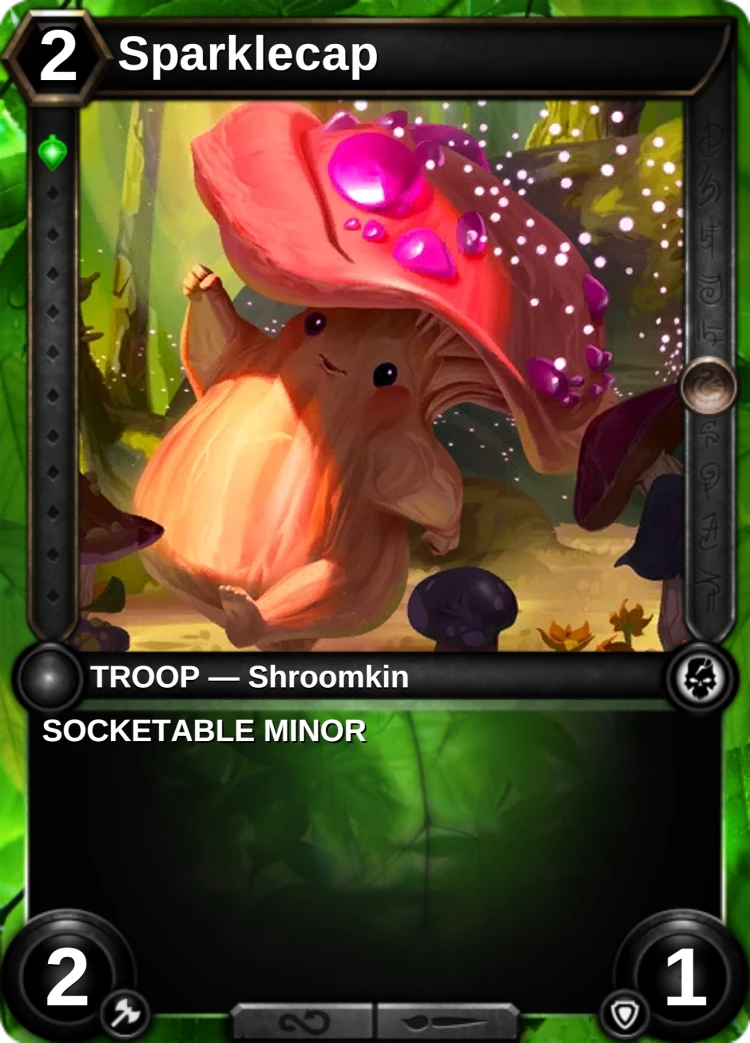 Sparklecap: the card