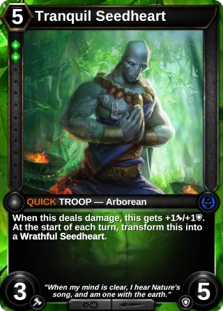 Tranquil Seedheart: the card this item changes