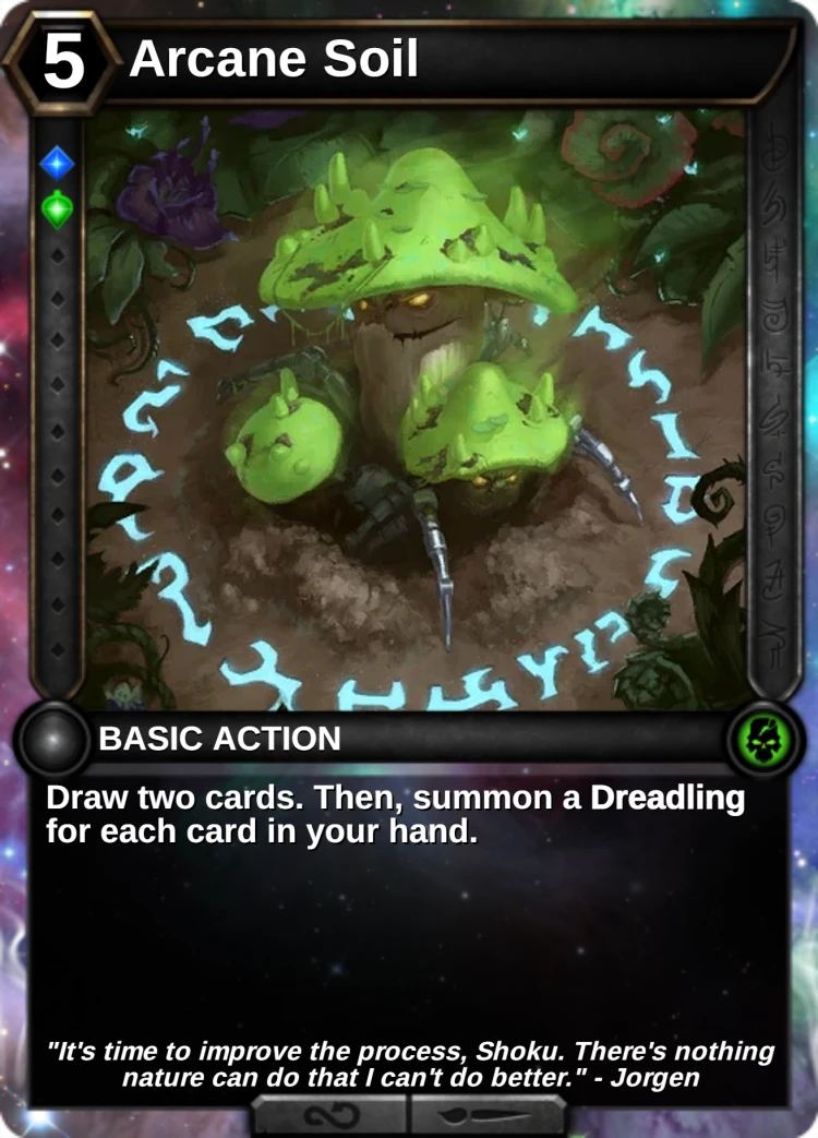 Arcane Soil: the card