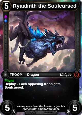 Ryaalinth the Soulcursed: the card this item changes