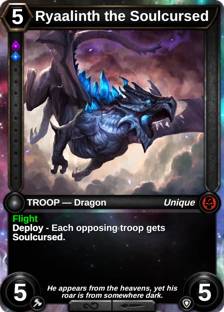 Ryaalinth the Soulcursed: the card