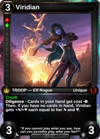 Viridian: the card this item changes