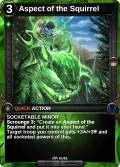Aspect of the Squirrel: alternate art in Scars of War