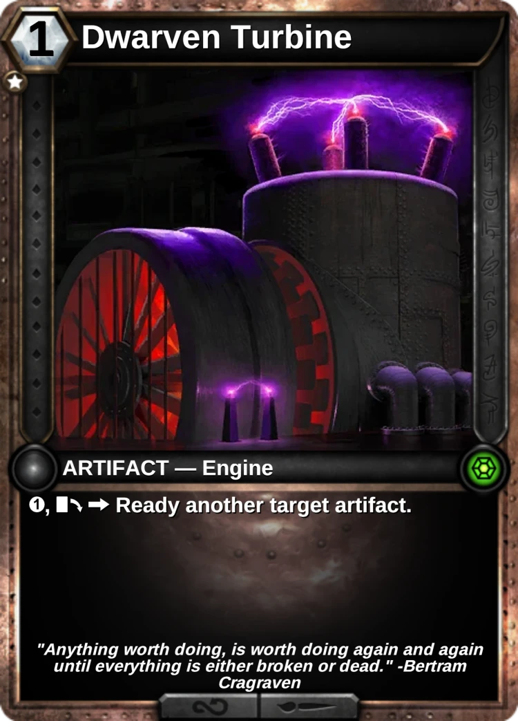 Dwarven Turbine: the card