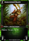 Determined Bushi: alternate art in Scars of War
