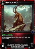 Escape Goat: alternate art in Scars of War