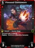 Firesoul Gemsworn: alternate art in Scars of War