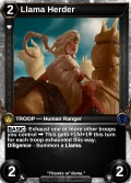 Llama Herder: alternate art in Scars of War