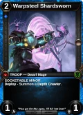 Warpsteel Shardsworn: alternate art in Scars of War