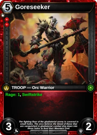 Goreseeker: the card this item changes