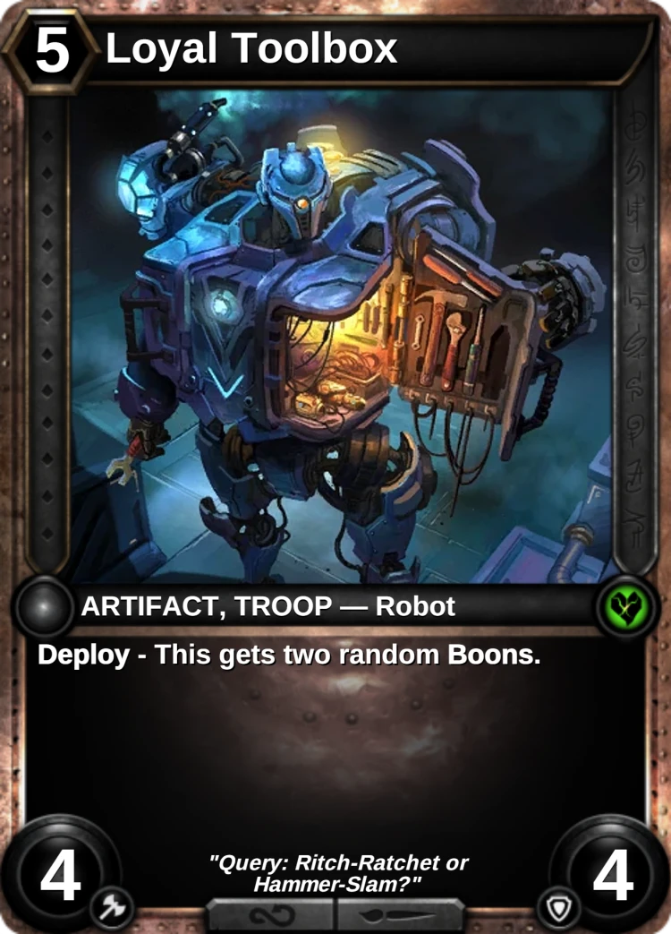 Loyal Toolbox: the card