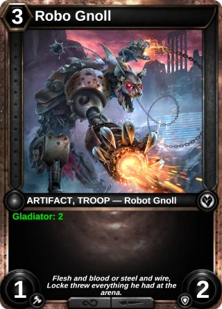 Robo Gnoll: the card this item changes