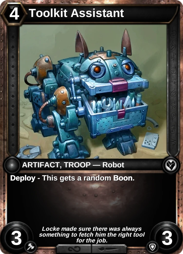 Toolkit Assistant: the card