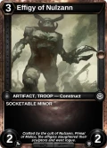 Effigy of Nulzann: printing in Shards of Fate