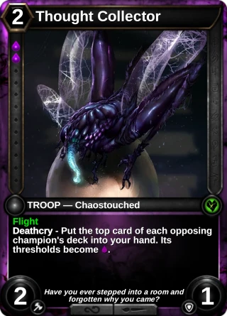 Thought Collector: the card this item changes