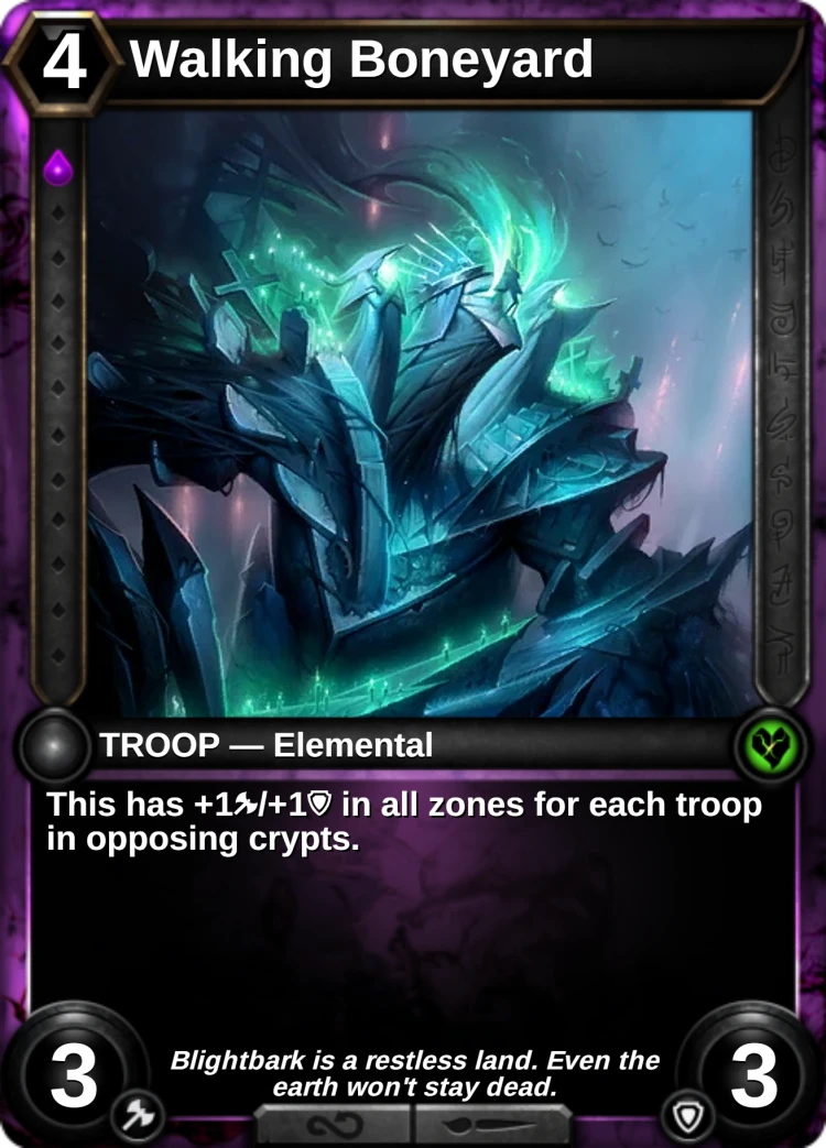 Walking Boneyard: the card