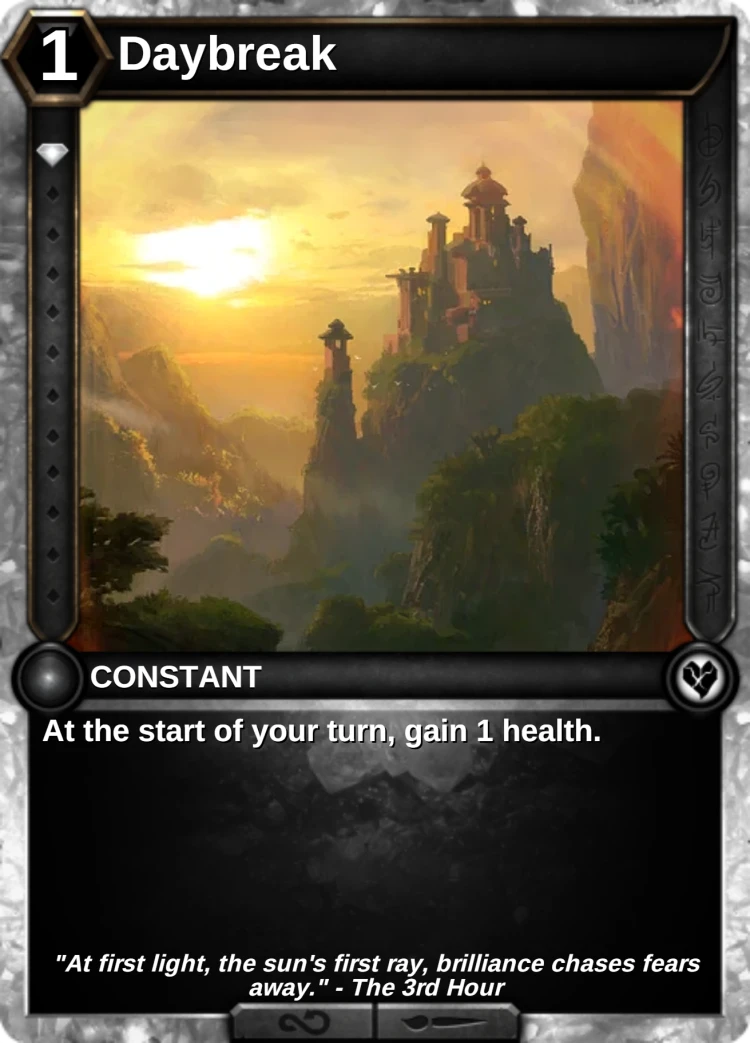 Daybreak: the card