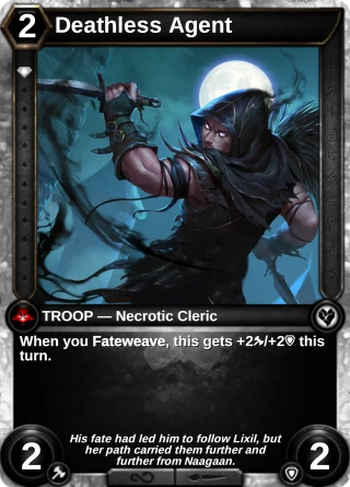 Deathless Agent: the card this item changes