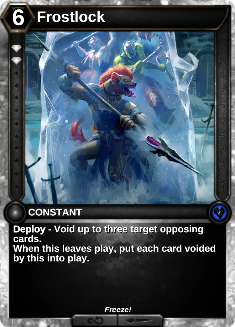 Frostlock: the card