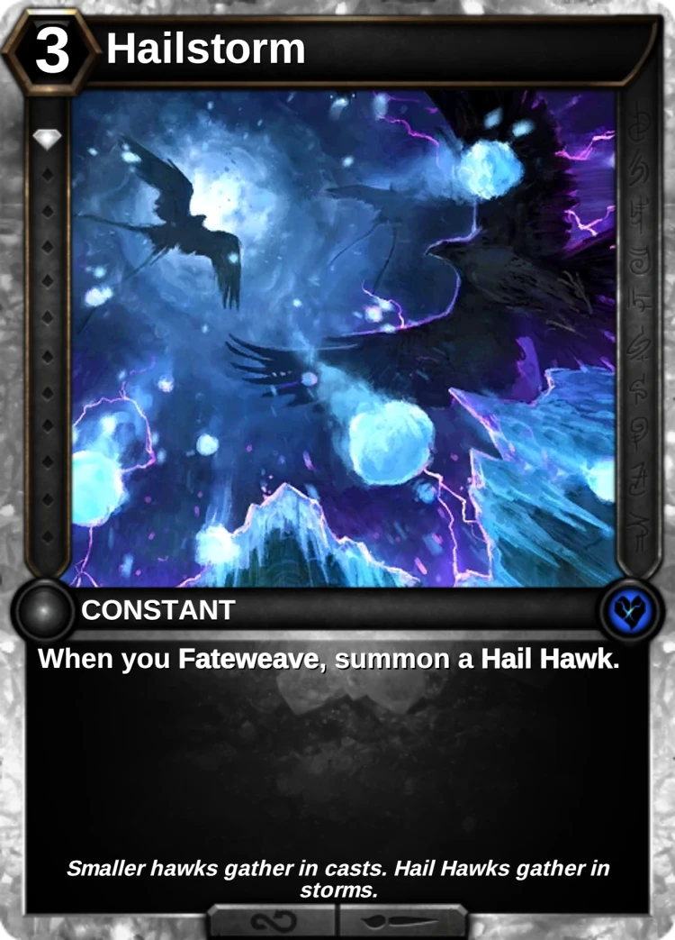 Hailstorm: the card