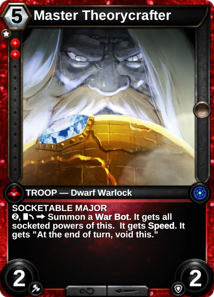Master Theorycrafter: the card