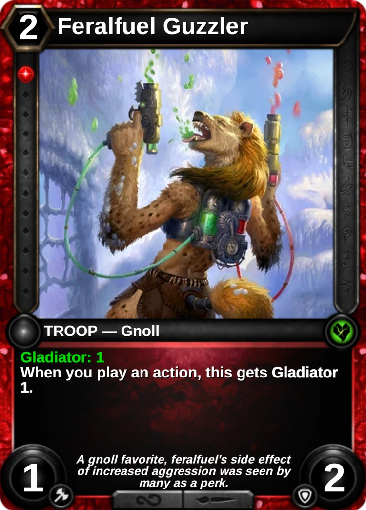 Feralfuel Guzzler: the card
