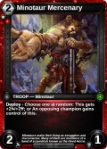 Minotaur Mercenary: printing in Shards of Fate