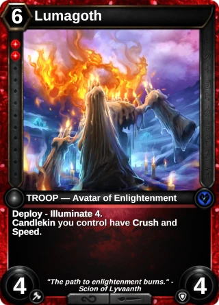 Lumagoth: the card this item changes