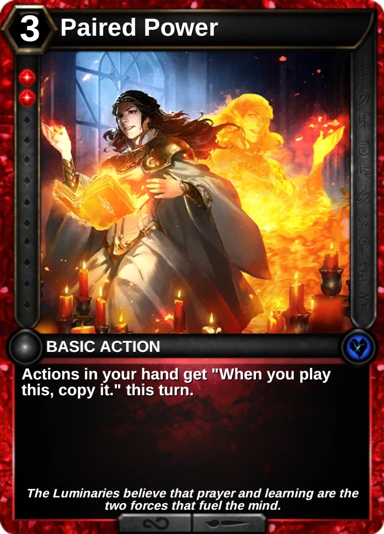 Paired Power: the card
