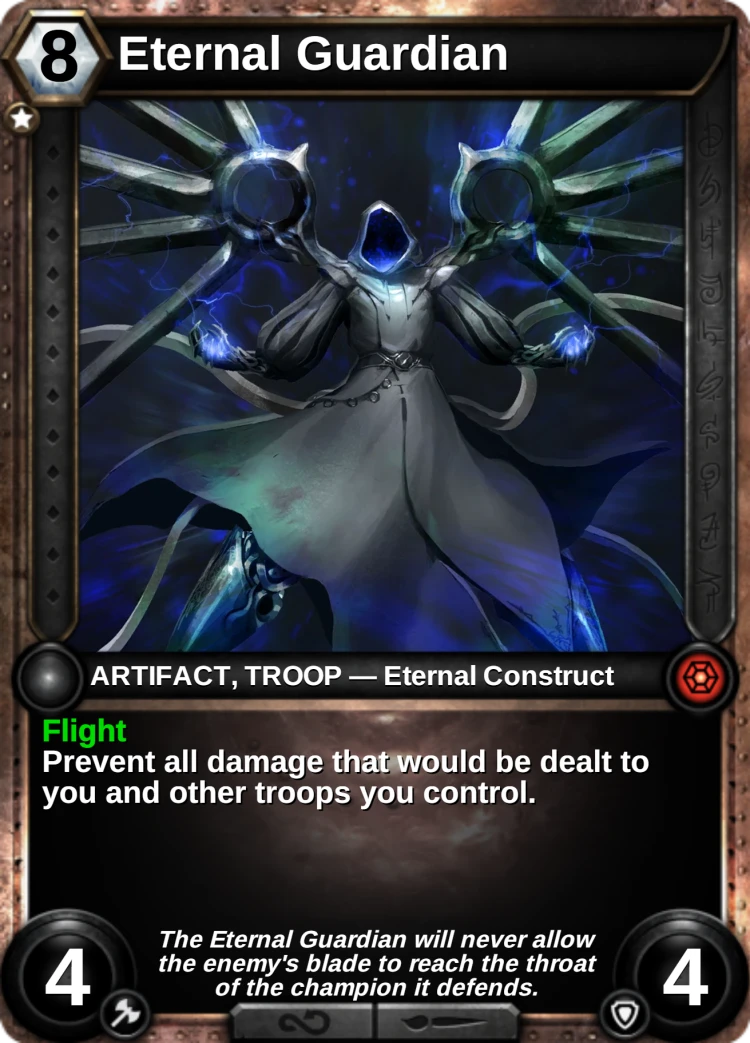 Eternal Guardian: the card