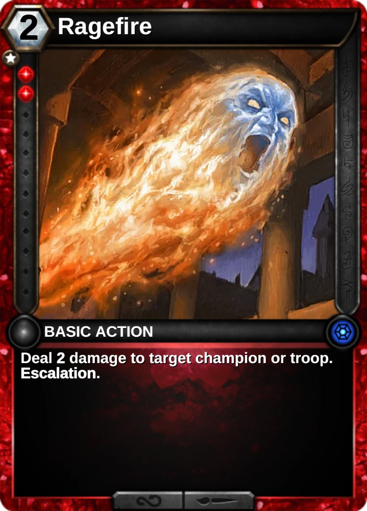 Ragefire: the card