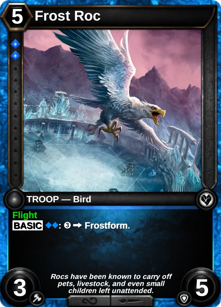 Frost Roc: the card