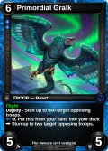 Primordial Gralk: printing in Frostheart