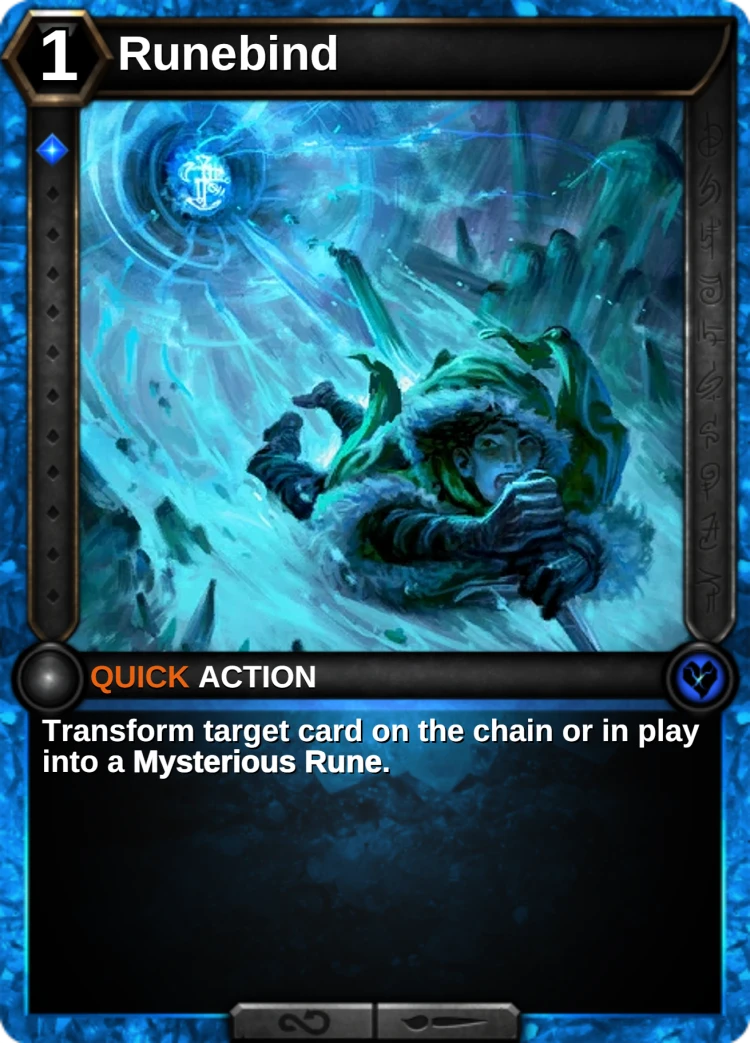 Runebind: the card