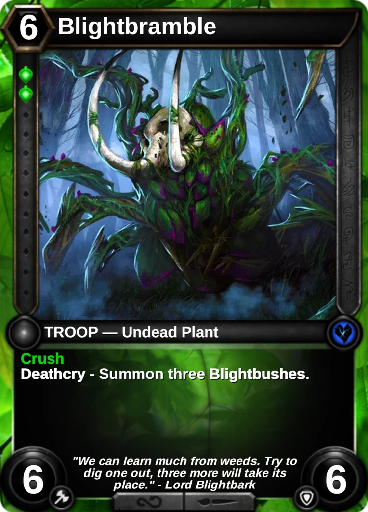 Blightbramble: the card