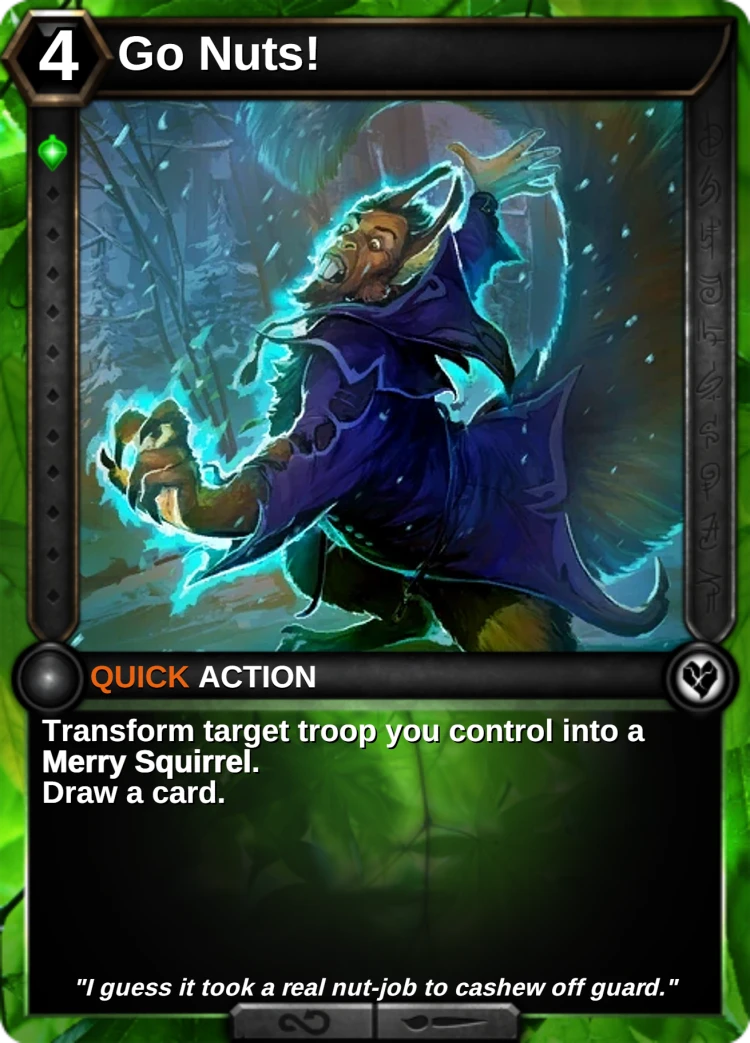 Go Nuts!: the card