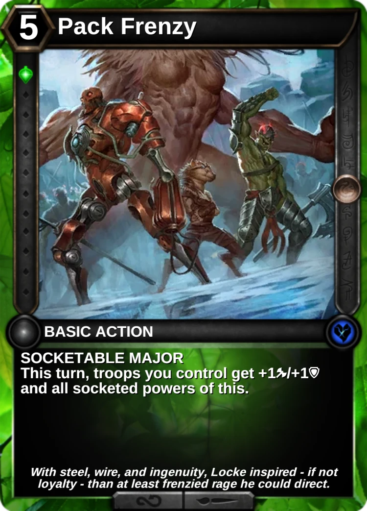 Pack Frenzy: the card