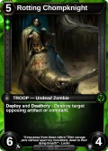 Rotting Chompknight: printing in Frostheart