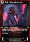 Ruby Enchantress: printing in Shards of Fate